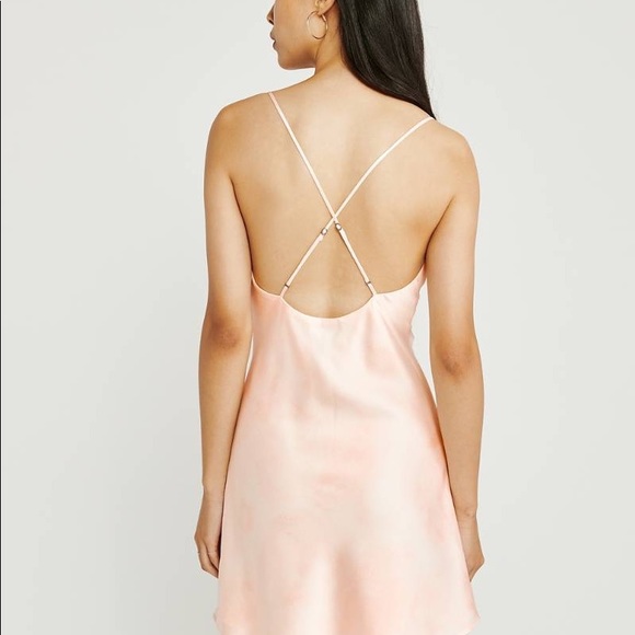 Abercrombie & Fitch Cowl Neck Satin Slip Dress M - Picture 3 of 12